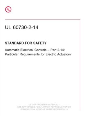 UL 60730-2-14 PDF UL 60730-2-14 PDF