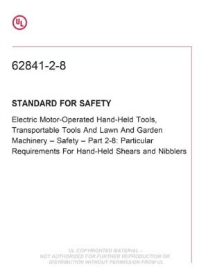 UL 62841-2-8 PDF