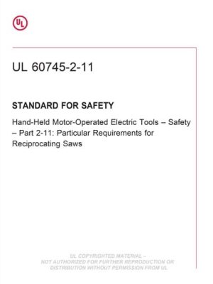 UL 60745-2-11 PDF UL 60745-2-11 PDF