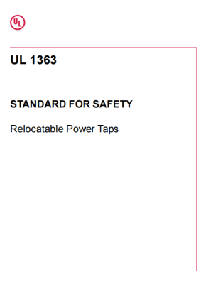 UL 1363 PDF UL 1363 PDF