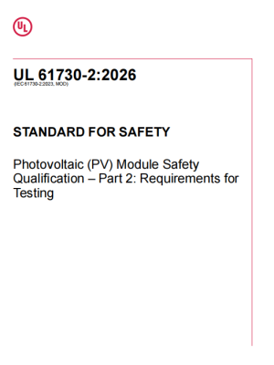 UL 61730-2 PDF UL 61730-2 PDF