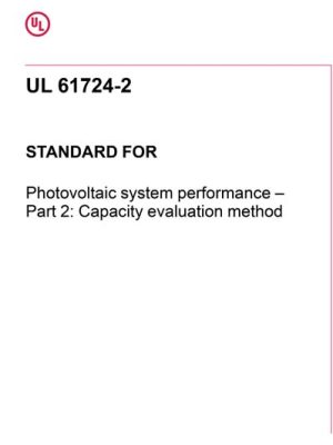 UL 61724-2 PDF UL 61724-2 PDF