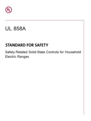 UL 858A PDF UL 858A PDF