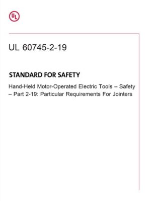 UL 60745-2-19 PDF UL 60745-2-19 PDF