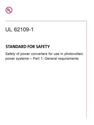 UL 62109-1 PDF UL 62109-1 PDF