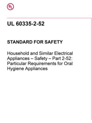 UL 60335-2-52 PDF UL 60335-2-52 PDF