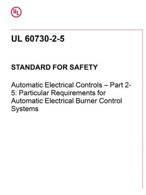 UL 60730-2-5 PDF UL 60730-2-5 PDF