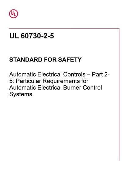 UL 60730-2-5 PDF