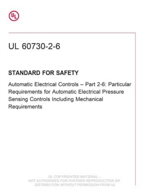 UL 60730-2-6 PDF UL 60730-2-6 PDF