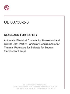 UL 60730-2-3 PDF UL 60730-2-3 PDF