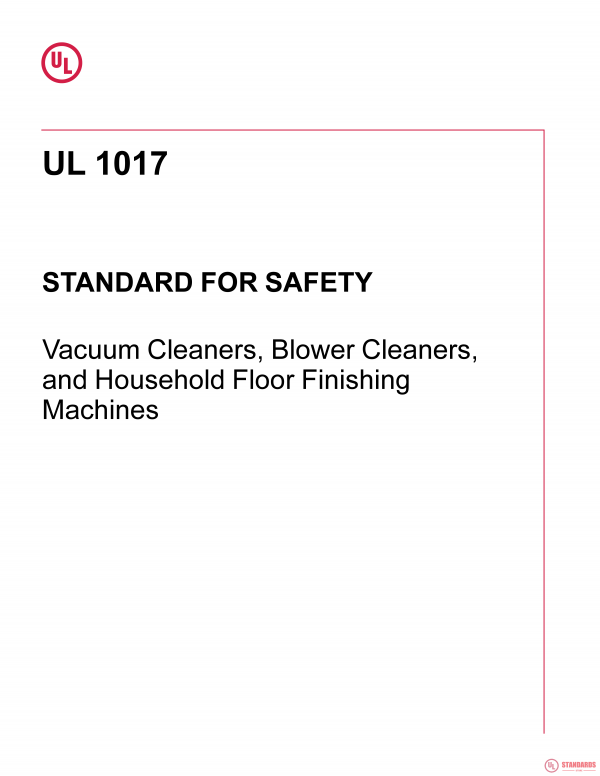 UL 1017 PDF UL 1017 PDF