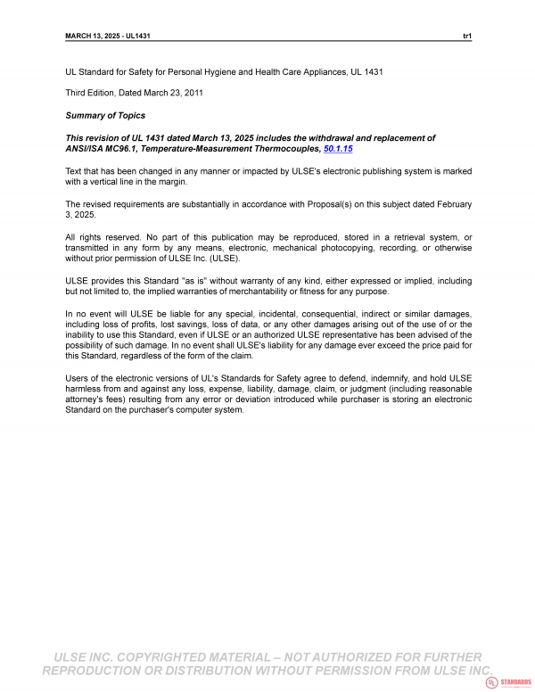 UL 1431 PDF UL 1431 PDF