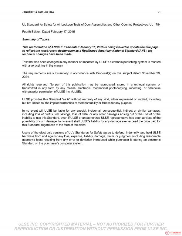 UL 1784 PDF UL 1784 PDF