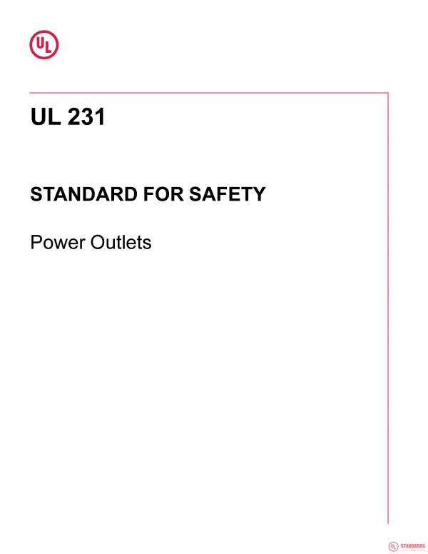 UL 231 PDF UL 231 PDF