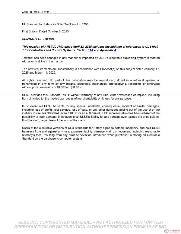 UL 3703 PDF UL 3703 PDF