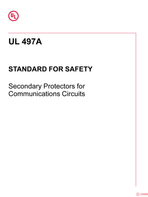 UL 497A PDF UL 497A PDF
