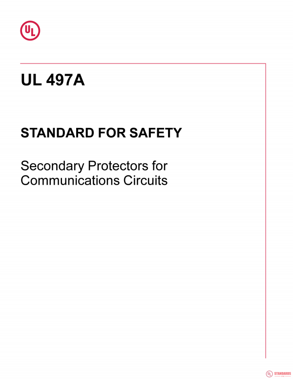 UL 497A PDF UL 497A PDF