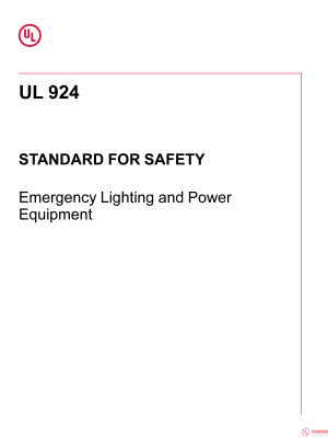 UL 924 PDF