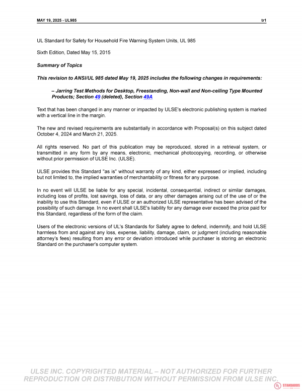 UL 985 PDF UL 985 PDF