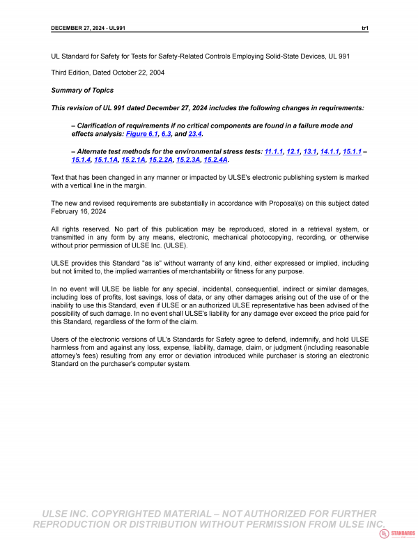 UL 991 PDF UL 991 PDF