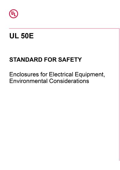 UL 50E PDF UL 50E PDF