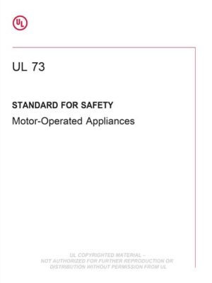 UL 73 PDF UL 73 PDF