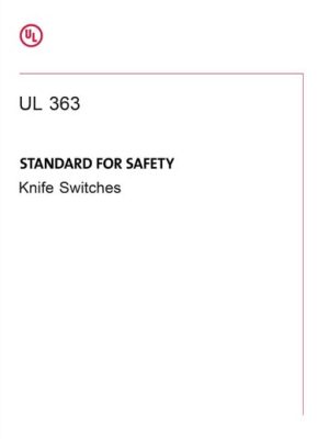 UL 363 PDF UL 363 PDF
