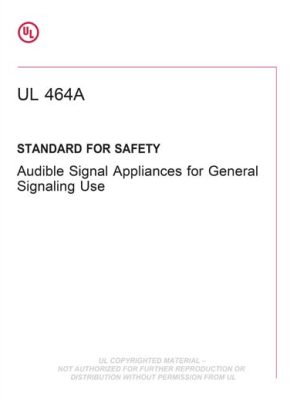 UL 464A PDF UL 464A PDF