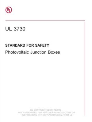 UL 3730 PDF UL 3730 PDF