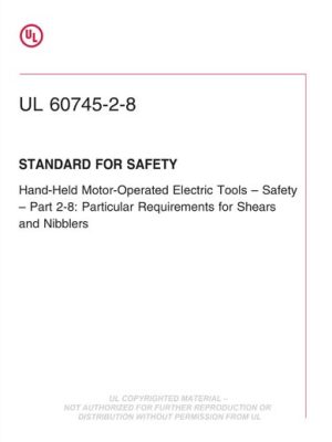 UL 60745-2-8 PDF UL 60745-2-8 PDF
