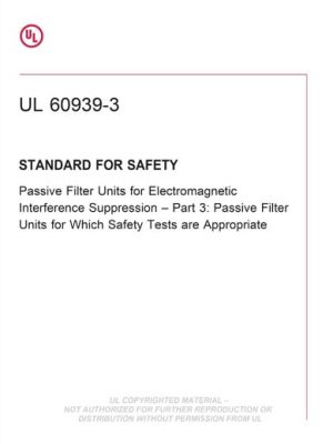 UL 60939-3 PDF UL 60939-3 PDF