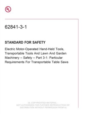 UL 62841-3-1 PDF UL 62841-3-1 PDF