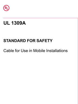 UL 1309A PDF UL 1309A PDF