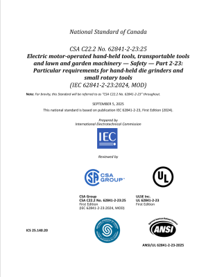 UL 62841-2-23 PDF UL 62841-2-23 PDF
