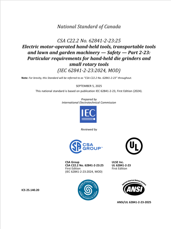 UL 62841-2-23 PDF UL 62841-2-23 PDF