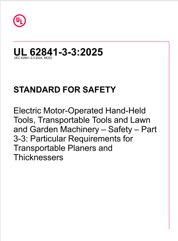UL 62841-3-3 PDF UL 62841-3-3 PDF