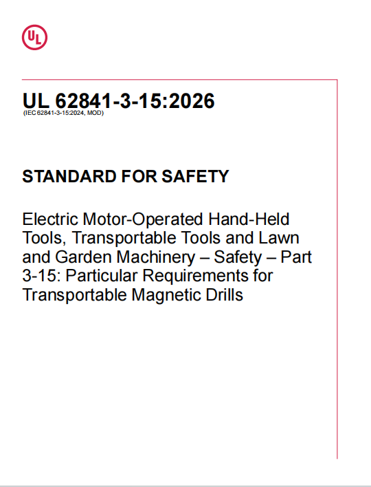 UL 62841-3-15 PDF 2026 UL 62841-3-15 PDF 2026