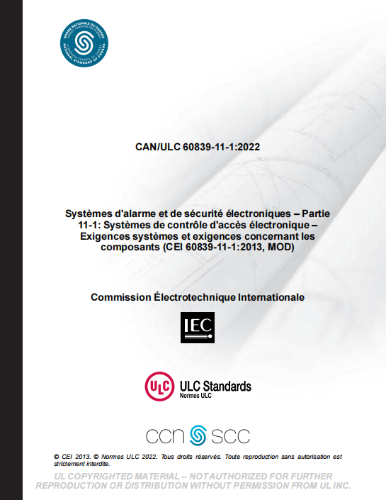 ULC 60839-11-1 2022 ULC 60839-11-1 2022
