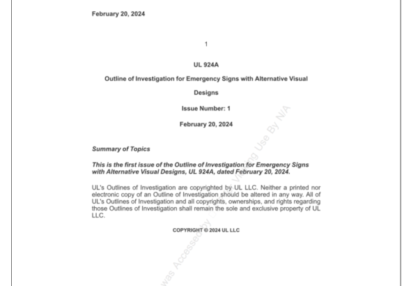 UL 924A PDF