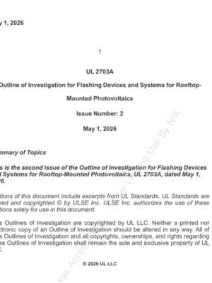 UL 2703A PDF