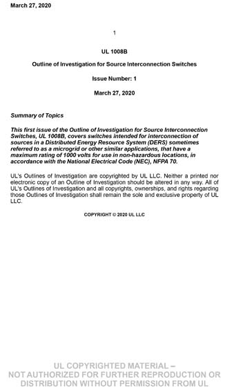 UL 1008B PDF UL 1008B PDF
