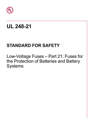 UL 248-21 PDF UL 248-21 PDF