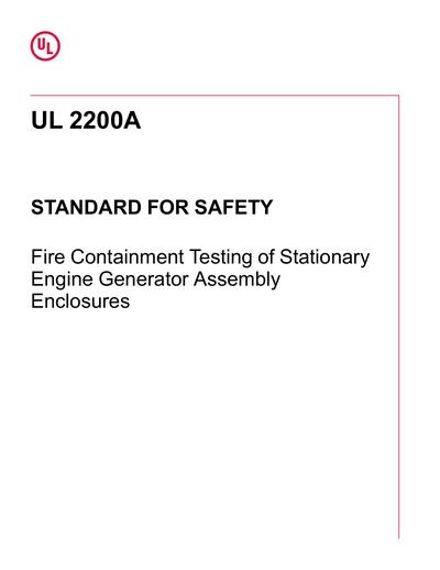UL 2200A PDF UL 2200A PDF