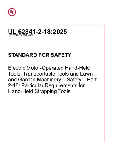 UL 62841-2-18 PDF UL 62841-2-18 PDF